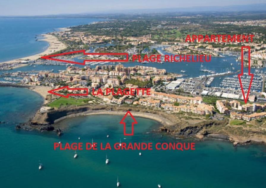 Cap D'Agde 300M Plage Du Mole,Vue Port,Parking,Lave Linge,Piscine 아파트 외부 사진